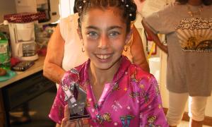 Sydney getting ready