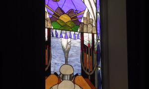 Stained glass window